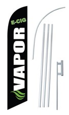Vapor E-Cig Complete Swooper Flag Bundle