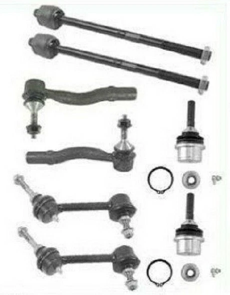 Kit completo de suspensión delantera de 12 piezas para Mercury Marauder 2003-2011 4,6 L Foto 2 de 4