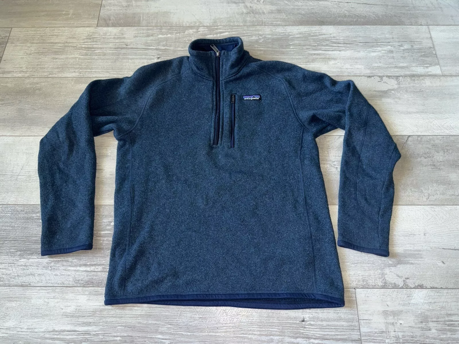 patagonia better sweater 1/4 zip fleece good shape sweater