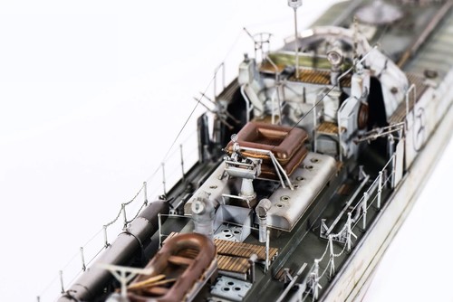 Pro Built model motoscafo tipo S-38B seconda guerra mondiale torpado ship 1/72 + p.e (pre order) - Foto 21 di 23