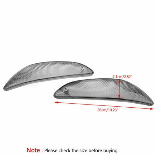Front Turn Signals Lens For BMW K1200 1999-2007 2006 2005 2004 2003 Smoke E2 - Picture 2 of 6