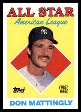 1988 Topps #386 Don Mattingly