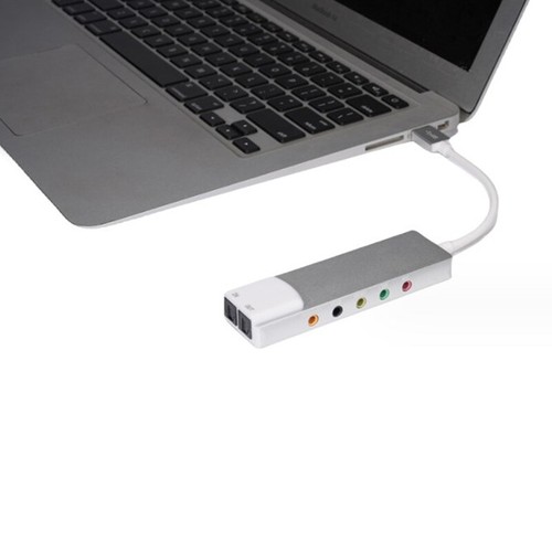 USB Laptop Desktop Computer Sound Card 5.1 Channel Professional Optical External