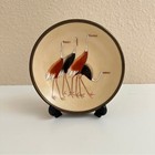 Vintage Japanese Porcelain Saucer Stork Print ACF Decorated Made in Hong Kong 