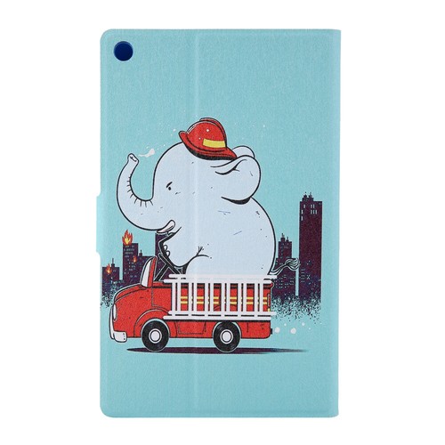 For Amazone Kindle Fire HD 10 9th Gen 2019/7th Smart Leather Pattern Case Cover - Picture 4 of 21
