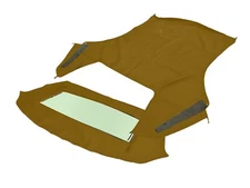 Fits: Toyota Solara Soft Top & Plastic Window 1999-2003 Haartz Saddle VINYL