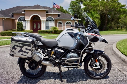 Motorcycle Reflective Decals Large GS for BMW R1200 R1250 GS Touratech Panniers - Picture 3 of 8