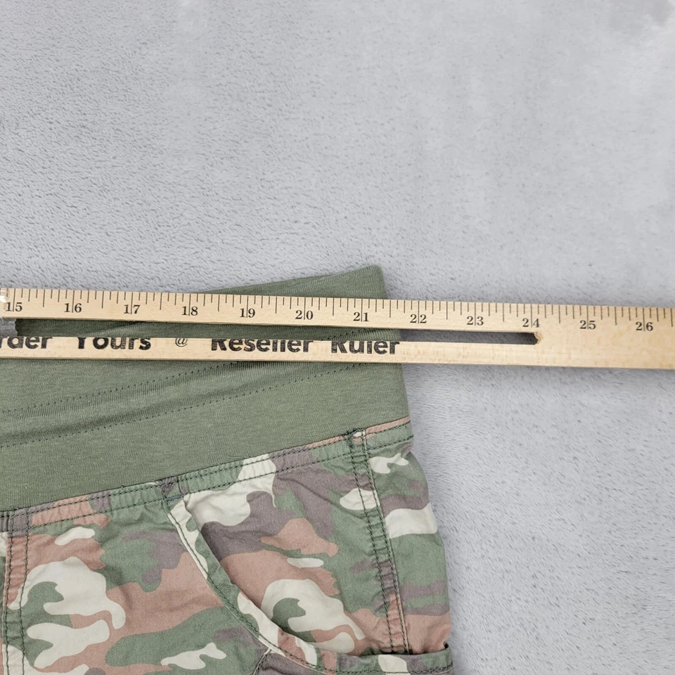 Pantalones Mossimo para mujer 26W camuflados holgados paracaídas capri corbata elástica atlética Foto 3 de 4