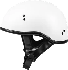 HIGHWAY 21 .357 Solid Half Helmet XL Matte White 77-1102X