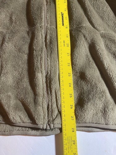 Neu mit Etikett US Military Gen III Fleecejacke mit Reißverschluss kaltes Wetter Polartec hellbraun Gr. XL - Bild 5 von 9