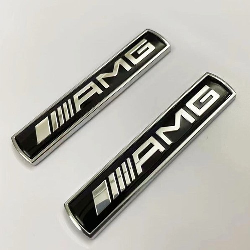 Passend für Mercedes Benz AMG Zubehör Kotflügel Abzeichen Aufkleber Logo Embleme - Bild 1 von 7