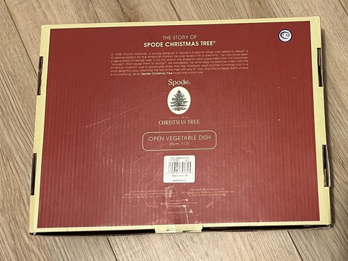 Spode ÁRBOL DE NAVIDAD 11 1/2" Plato grande abierto para servir verduras - Imagen 7 de 12