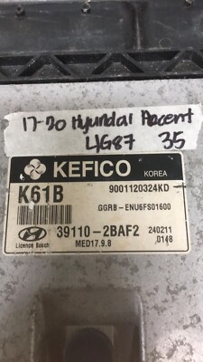 39110-2BAF2 ecm ecu computer 2017-2020 Hyundai Accent | eBay
