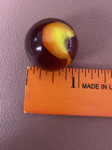 Peltier Christensen Vetro Vortice Marmo 0,6” Rosso Bianco Arancione Akro Agata - Foto 9 di 13