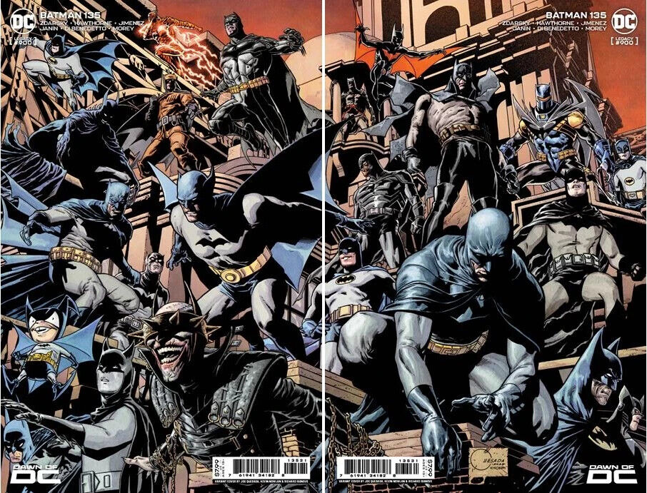 BATMAN #135 (JOE QUESADA CONNECTING VARIANT SET)(2023) ~ DC Comics