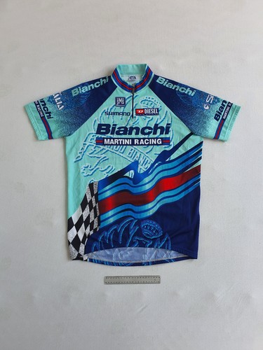 SMS SANTINI - Vintage Cycling Jersey (90s) - Bianchi Martini Racing Diesel - XXL