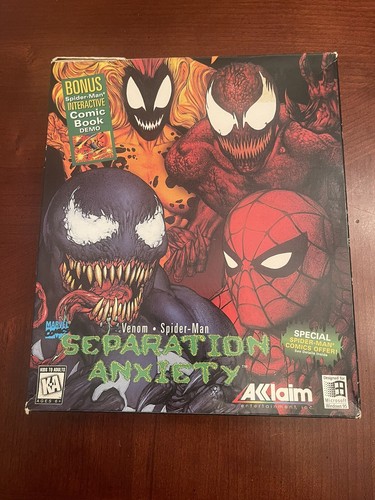 Separation Anxiety Spider-Man & Venom 1995 (PC CD) Big Box “No manual or paper - Picture 17 of 18