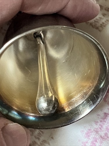 RARE Georg Jensen Acorn 925S Sterling Silver Table Dinner Bell #204 A Denmark - Picture 6 of 7