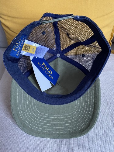 Ralph Lauren Sportsman Expedition Patch Cappellino Camionista Vintage Retrò Corona Taglia Unica - Foto 7 di 9