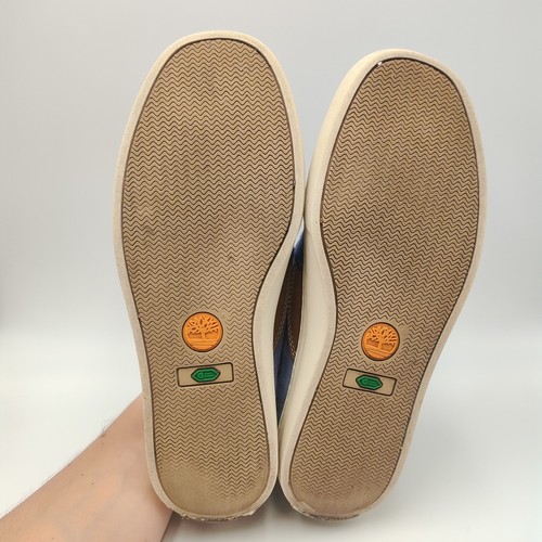 Timberland Earthkeepers Adventure Blue Brown Casual Low Top Canvas Trainers UK 7 - Foto 12 di 14