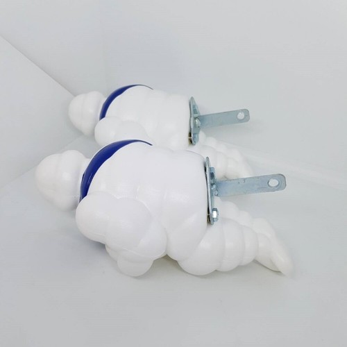 2x8" Bibendum Collectible Michelin Man Doll Advertise Tire Decorate Welcome Sign - Afbeelding 9 van 14