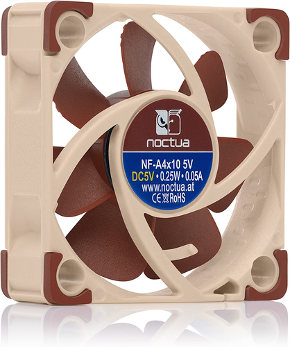 Nf-A4X10 5V, Premium Quiet Fan, 3-Pin, 5V Version (40X10Mm, Brown) - Afbeelding 4 van 12