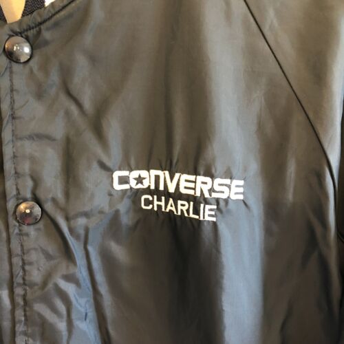 Hartwell Men’s Blue Converse Charlie Long Sleeve Windbreaker Jacket Vintage - Picture 2 of 11