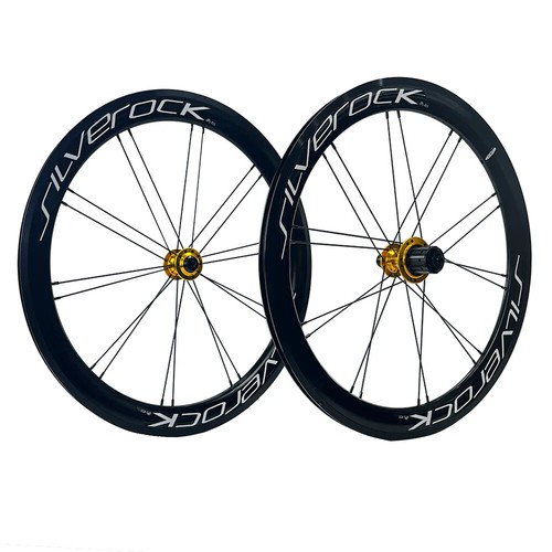 Folding Bike Wheelset 20 Inch 406 451 18 Inch 349 Rim Brake 40mm Depth 20 Holes - Picture 25 of 29
