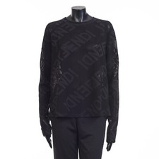 FENDI 625 Black Long Sleeve Shirt