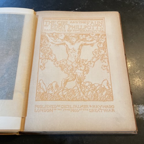 The Girl & The Faun - Eden Phillpotts - 1916 1st Edition w/ Rare DJ - Picture 4 of 15