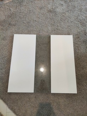Ikea Besta Tofta Hi Gloss White And Glass Doors 24 X 25 Ebay