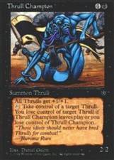 Thrull Champion Magic mtg Light Play, English Fallen Empires x1