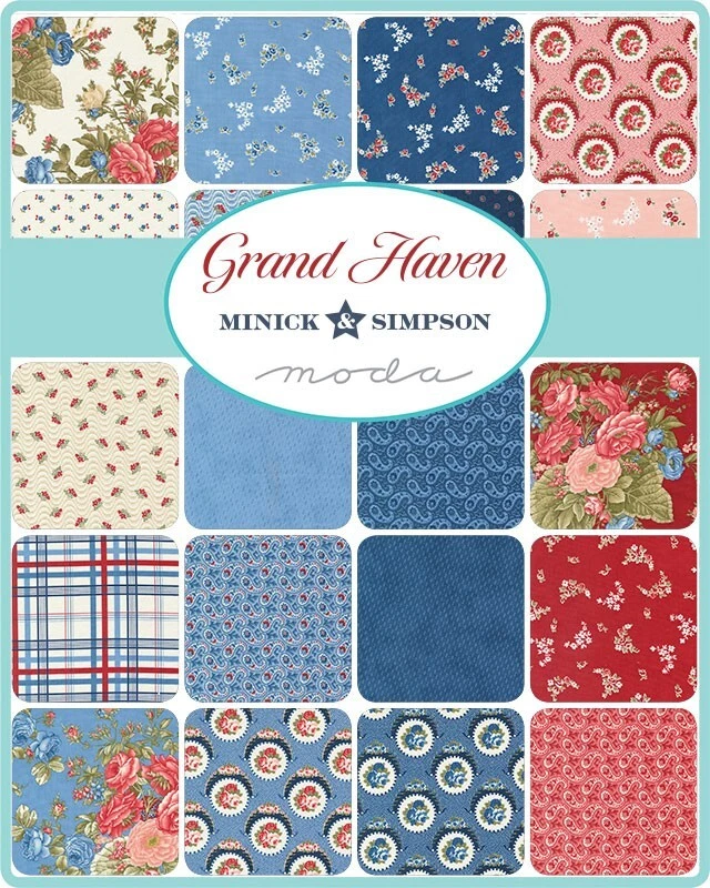 GRAND HAVEN 3 Charm Packs Moda Cottage Chic fabric quilting patriotic 14980PP - Image 2 of 4