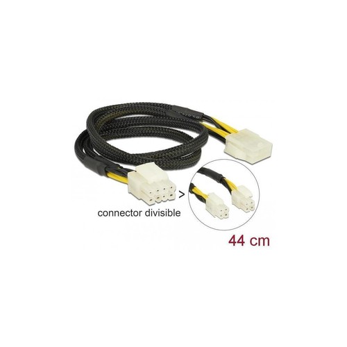 83653 - Verlängerungskabel Stromversorgung 8 Pin EPS Stecker (2 x...