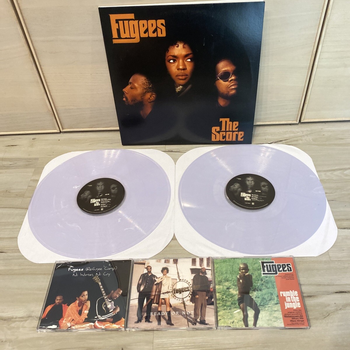 New Fugees The Score * Limited Clear With Smoky White Swirls Vinyl 
