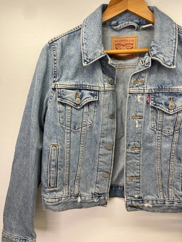 🚀Levi's Original Denim Trucker Jacket Women's Size M - Gently Used🦄 - Picture 4 of 10