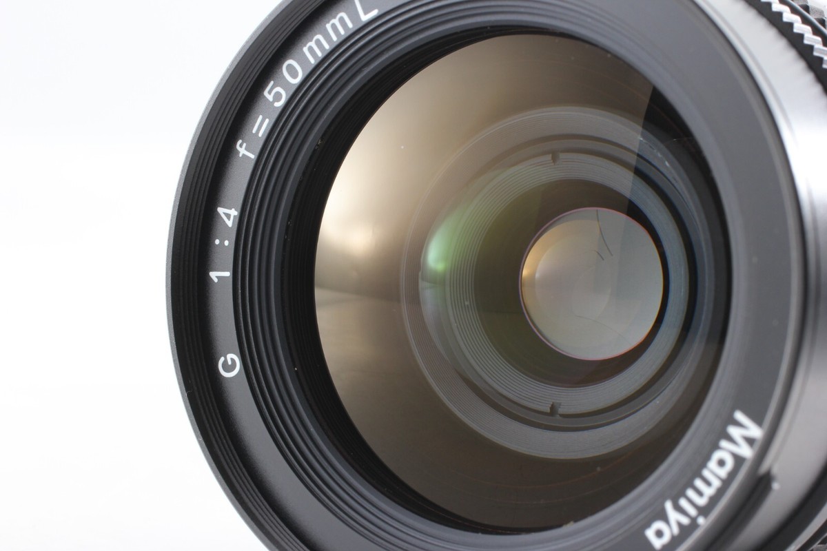 希少品 マミヤ Mamiya G 50mm F4 L NEAR MINT+ w/ Hood 】 Mamiya G 50mm f4 L Wide Angle Lens New
