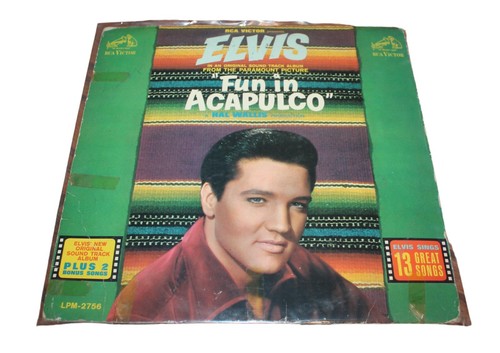 Elvis Fun in Acapulco Original Soundtrack Album Vinyl LP LPM-2756 RCA Victor - Picture 1 of 2