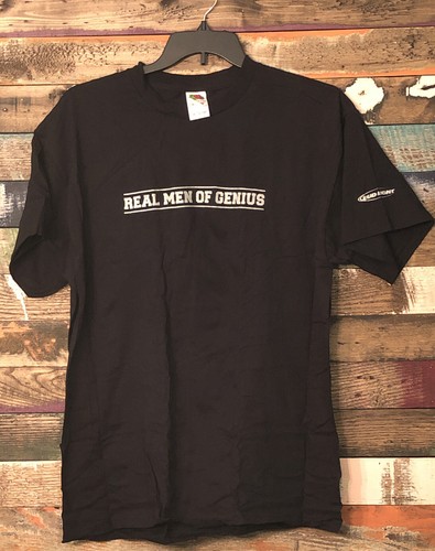 Bud Light Real Men Of Genius T Shirt Black XL Fruit Of The Loom - Picture 1 of 4