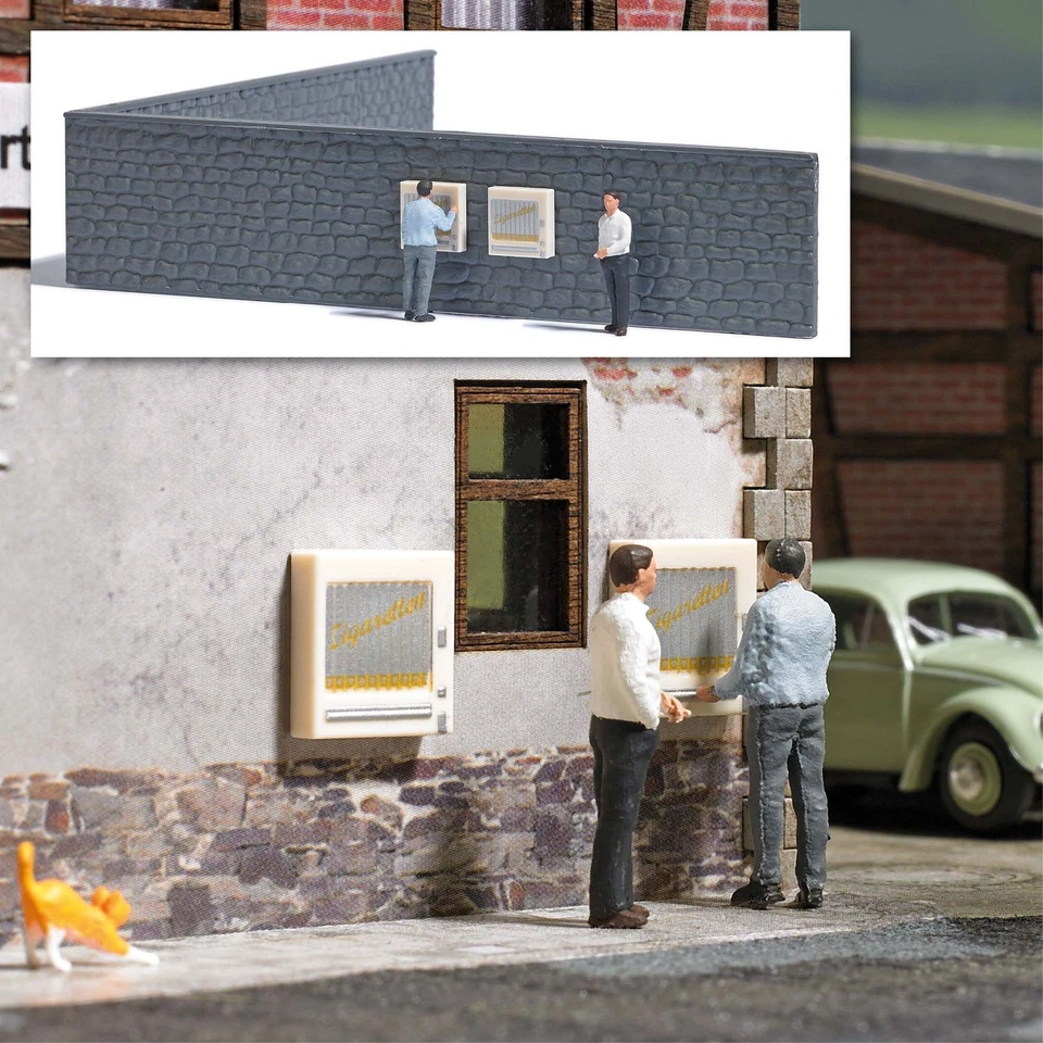 Busch 7919 Action-Set: Raucherecke / 1:87 - H0