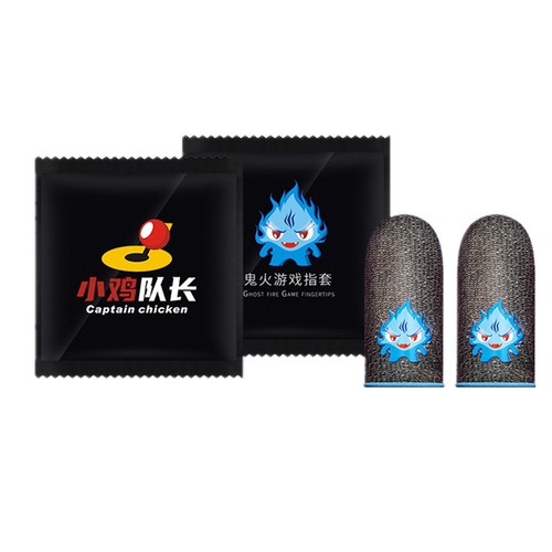 2x Gaming Finger Sleeve Screen Game Controller Mobile Sweatproof Gloves for PUBG - Picture 7 of 14