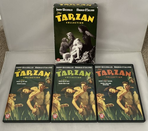 The Tarzan Collection: Starring Johnny Weissmuller DVD Boxset - 6 Films Region 2 - Picture 1 of 8