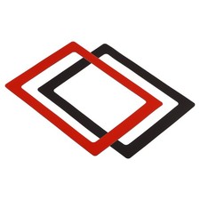 2 x Magnetic Photo Frame 6x8 Inch Picture Holder PVC Red