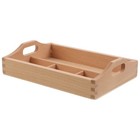 Beech Pallet Organizer Farmhouse Decor Serving Platters Coffee Table Tray