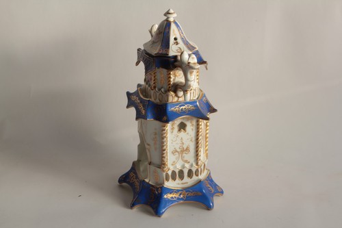 Tisanière porcelaine Pagode XIXe siècle (71389) - Imagen 5 de 7