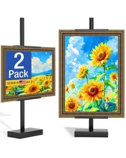 2 Pack Adjustable Tabletop Easel Stand for Picture Frames, Adjustable Detacha...