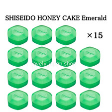 [Set of 15] SHISEIDO HONEY CAKE Face Wash Soap Fragrance Soap Emerald