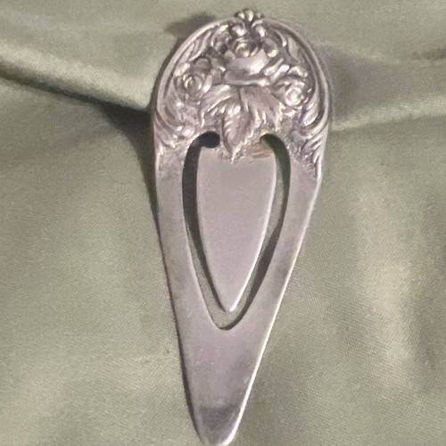 S. Kirk & Son Vintage Sterling Silver clip Bookmark 9g Book Lover Shabby Chic - Picture 5 of 12