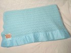 Witney Honeycombe Courtelle Blue  Cellular Blanket Throw- Double