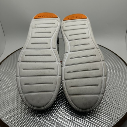 Cole Haan GrandSport Hombres Talla 12 Blanco Tejido Zapatos Deportivos Tenis de Viaje C34648 - Imagen 9 de 12